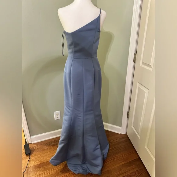 Amsale blue gown